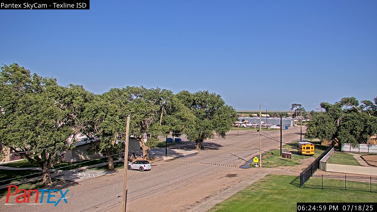 Thumbnail for current weather camera view from Texline ISD in Texline, Texas