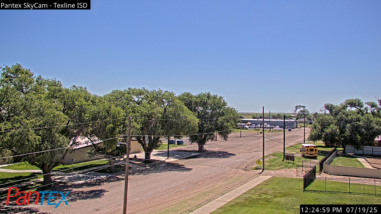 Thumbnail for current weather camera view from Texline ISD in Texline, Texas