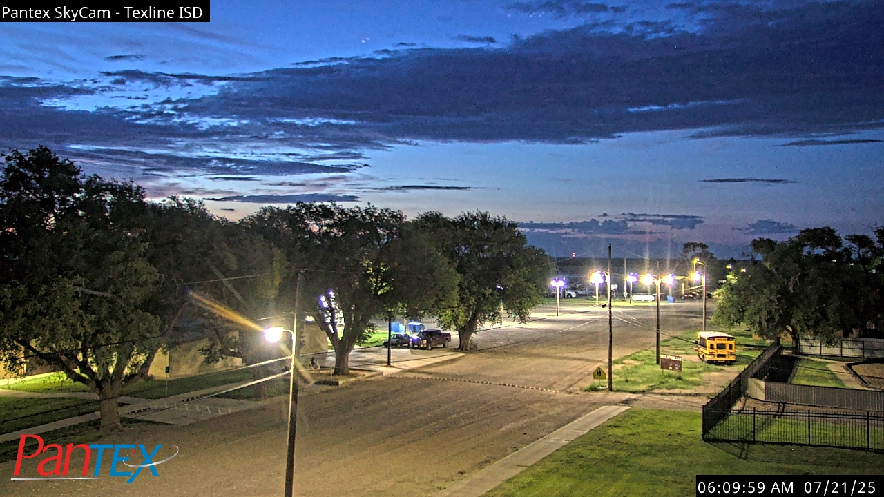 Thumbnail for current weather camera view from Texline ISD in Texline, Texas