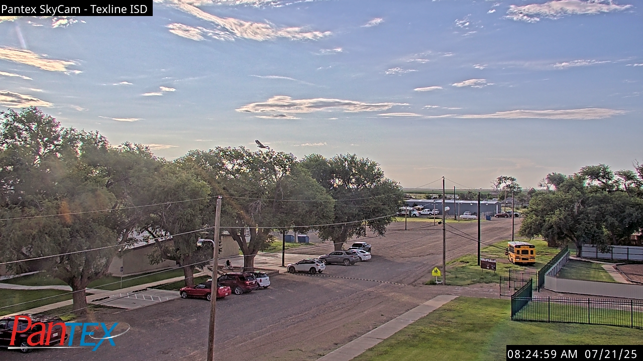 Thumbnail for current weather camera view from Texline ISD in Texline, Texas