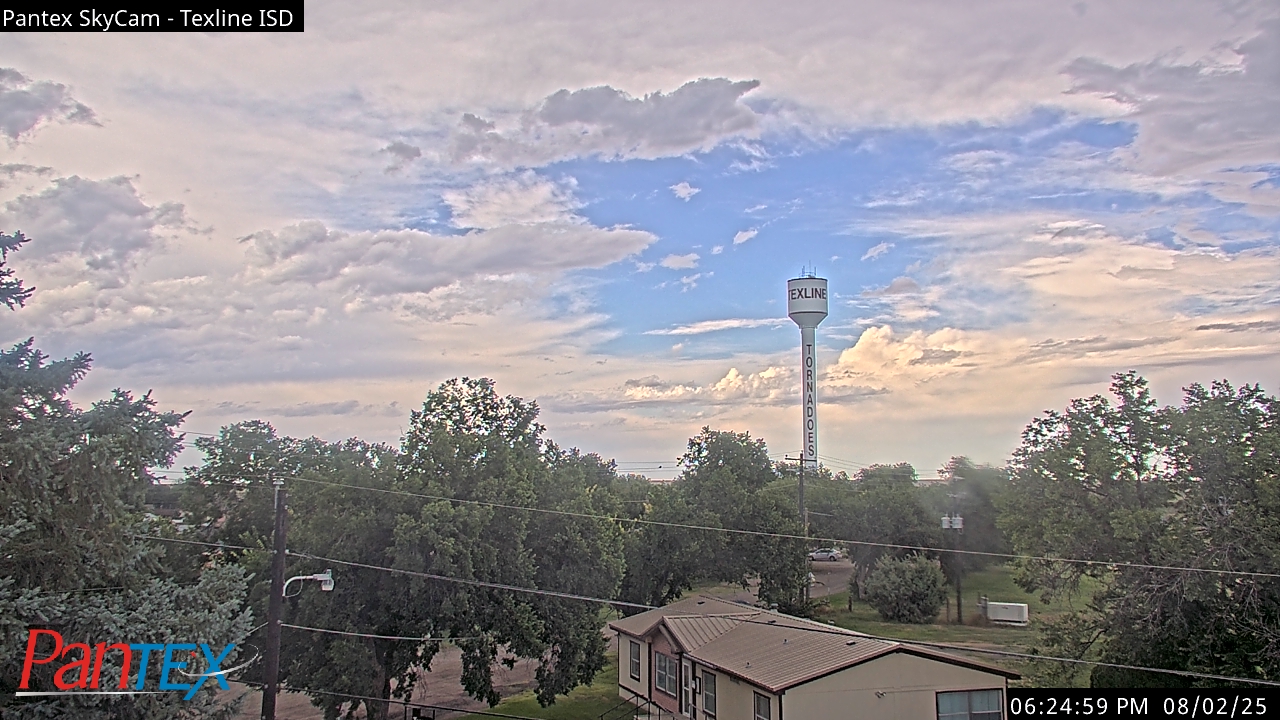 Thumbnail for current weather camera view from Texline ISD in Texline, Texas