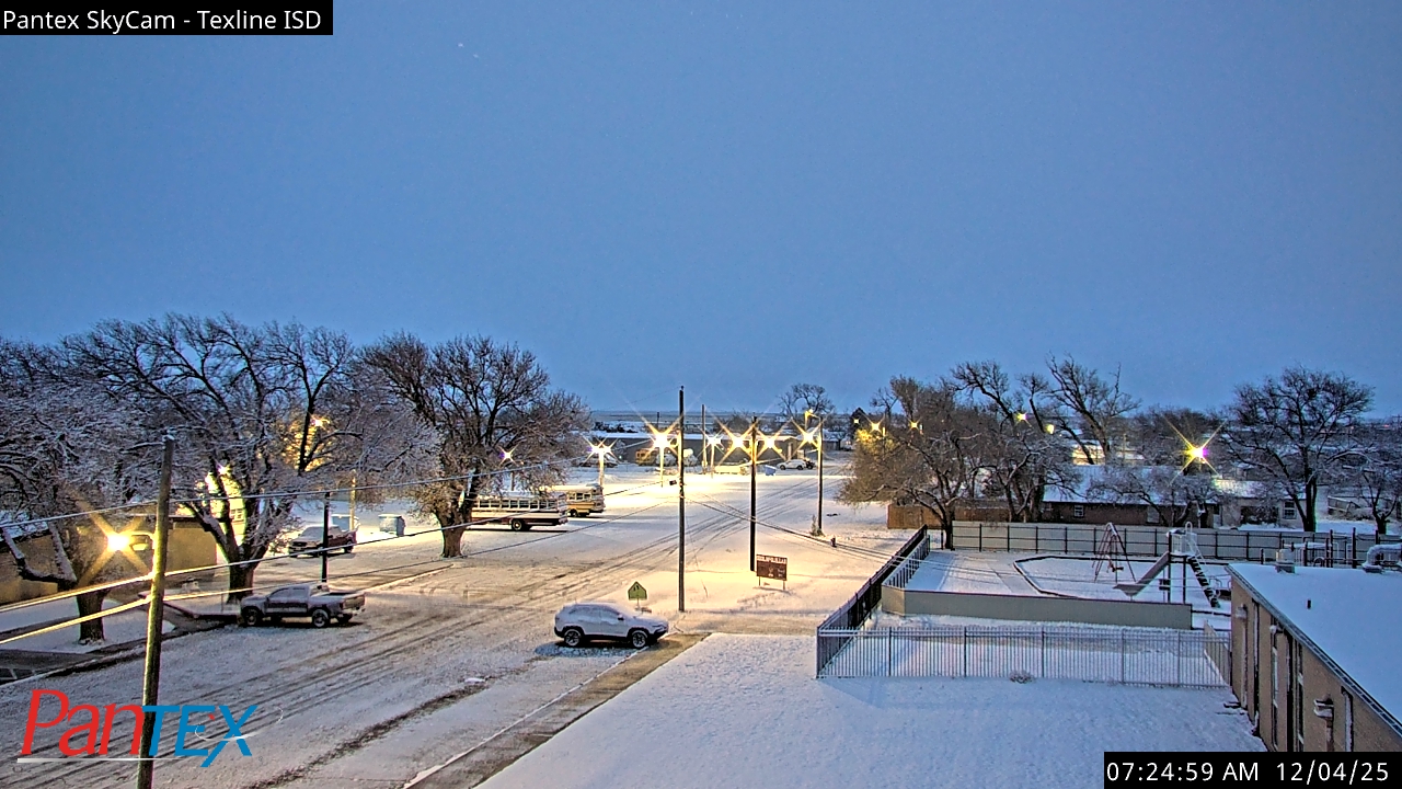 Thumbnail for current weather camera view from Texline ISD in Texline, Texas