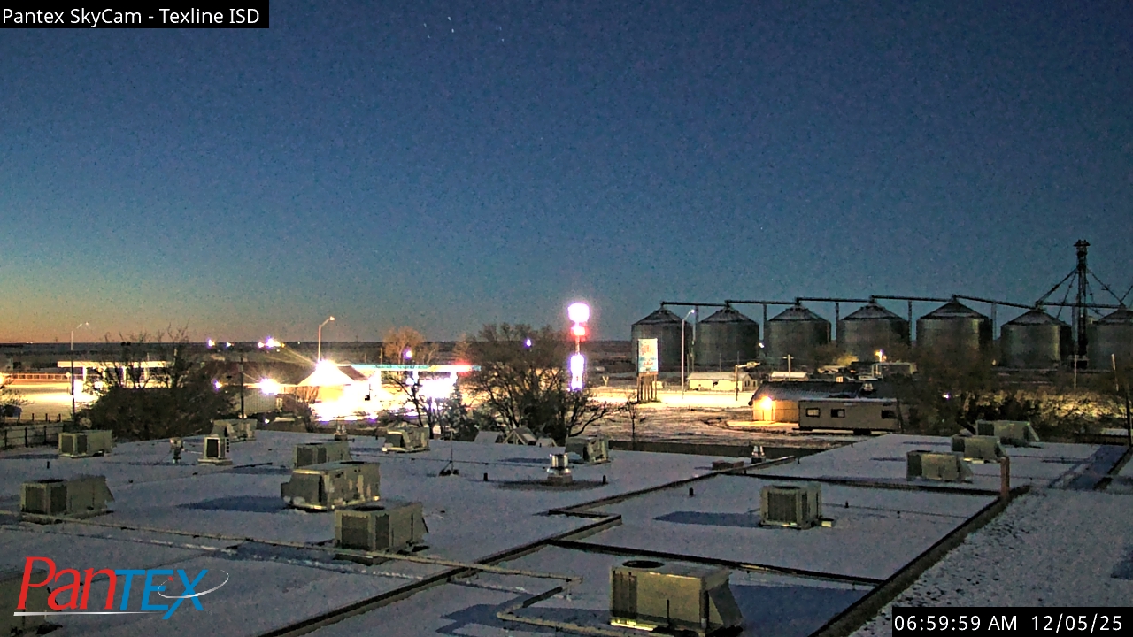 Thumbnail for current weather camera view from Texline ISD in Texline, Texas