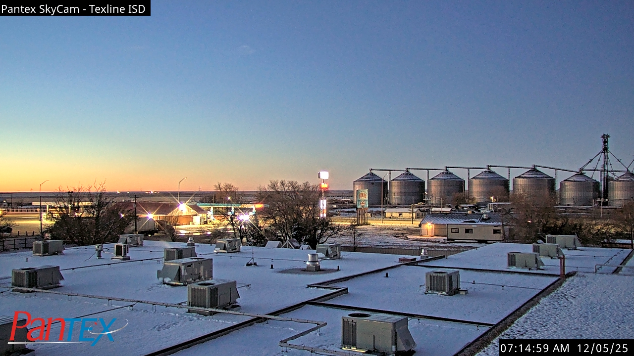 Thumbnail for current weather camera view from Texline ISD in Texline, Texas