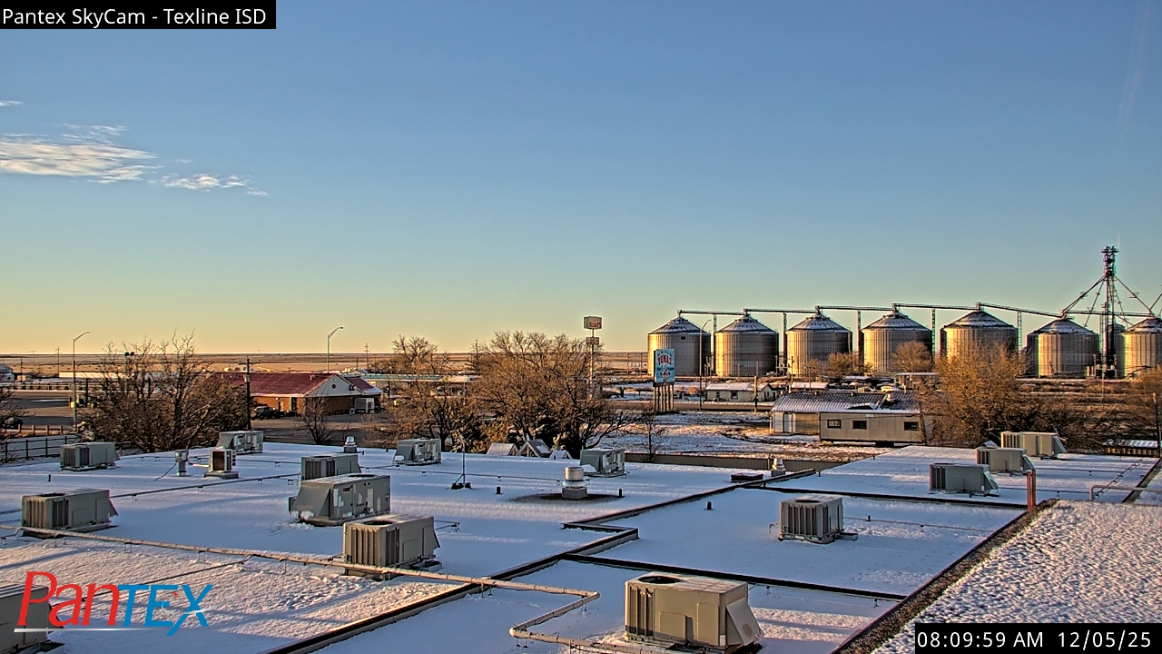 Thumbnail for current weather camera view from Texline ISD in Texline, Texas