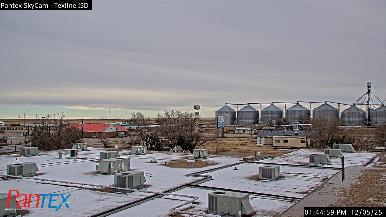Thumbnail for current weather camera view from Texline ISD in Texline, Texas