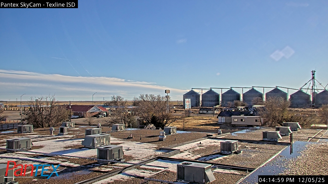 Thumbnail for current weather camera view from Texline ISD in Texline, Texas
