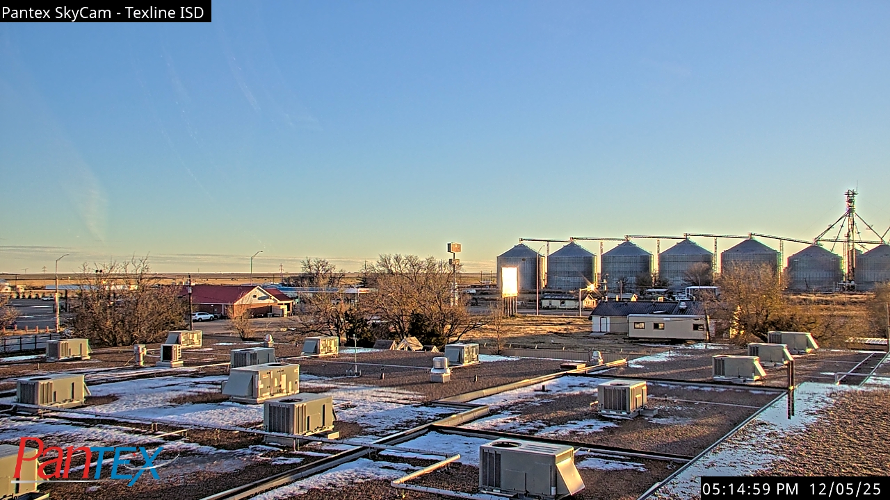 Thumbnail for current weather camera view from Texline ISD in Texline, Texas