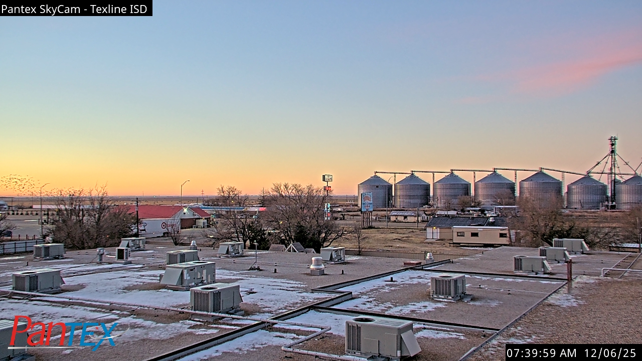 Thumbnail for current weather camera view from Texline ISD in Texline, Texas