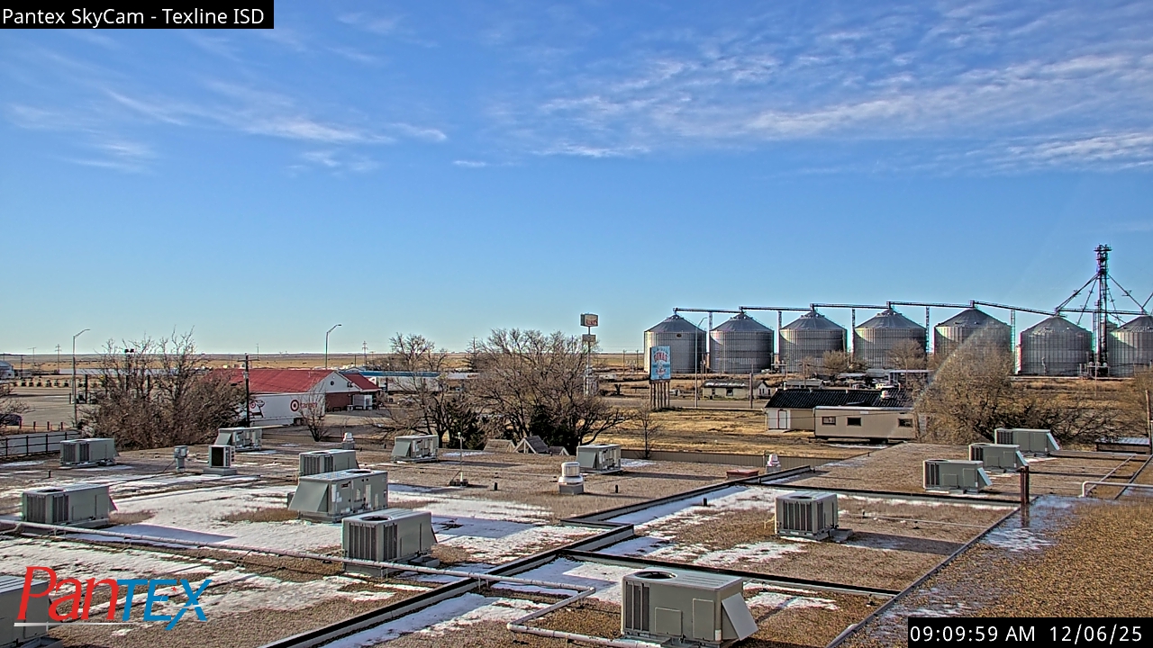 Thumbnail for current weather camera view from Texline ISD in Texline, Texas