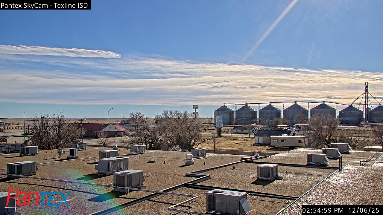 Thumbnail for current weather camera view from Texline ISD in Texline, Texas