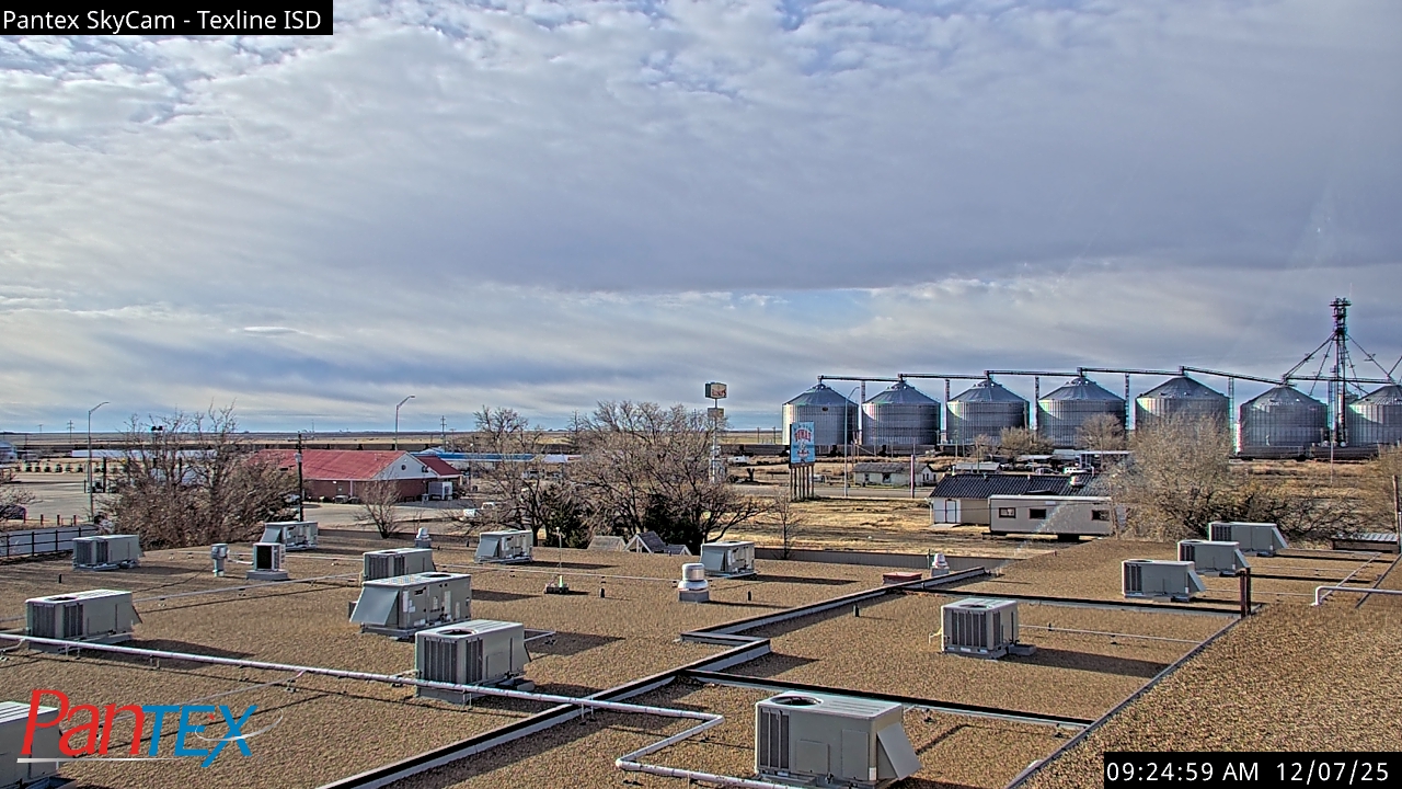 Thumbnail for current weather camera view from Texline ISD in Texline, Texas