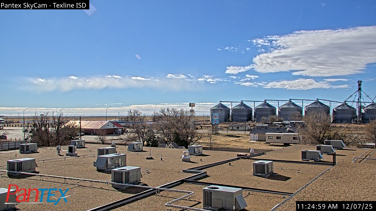 Thumbnail for current weather camera view from Texline ISD in Texline, Texas