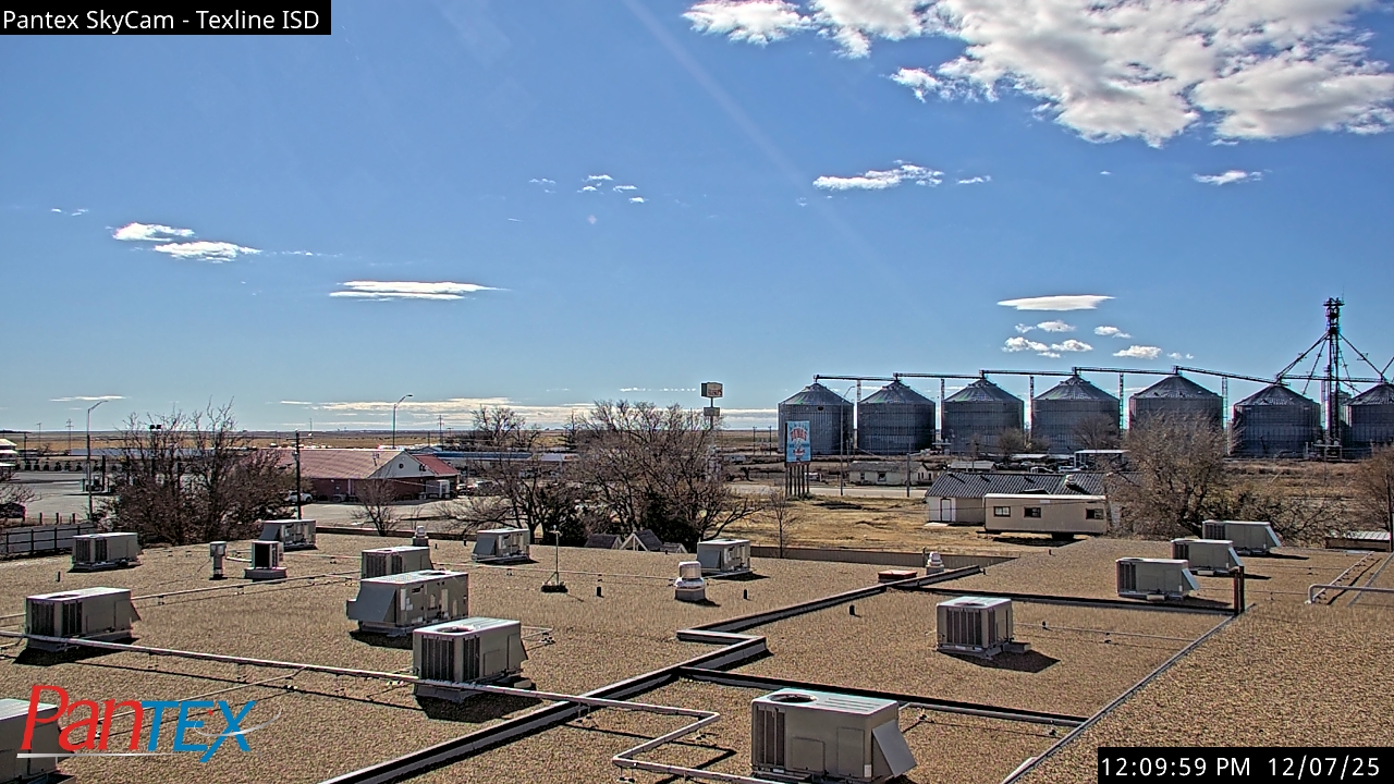 Thumbnail for current weather camera view from Texline ISD in Texline, Texas