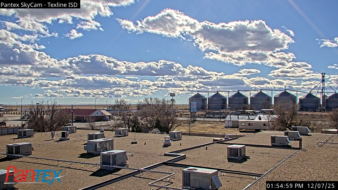 Thumbnail for current weather camera view from Texline ISD in Texline, Texas