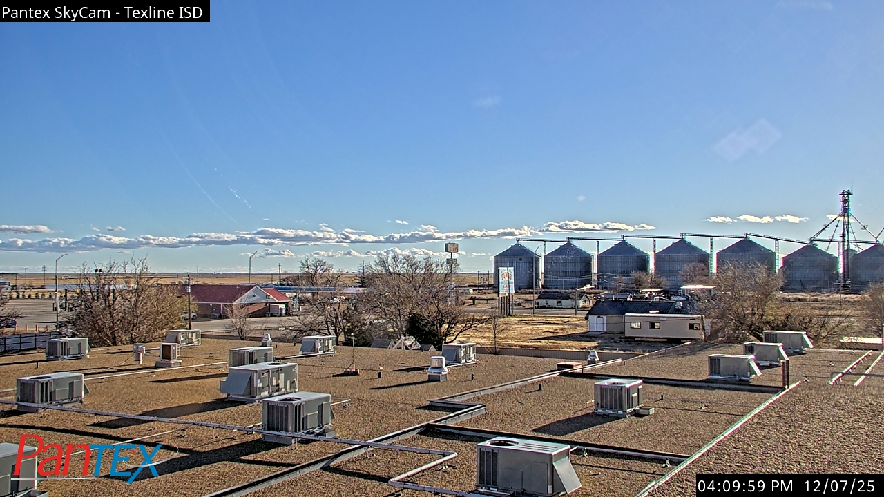 Thumbnail for current weather camera view from Texline ISD in Texline, Texas