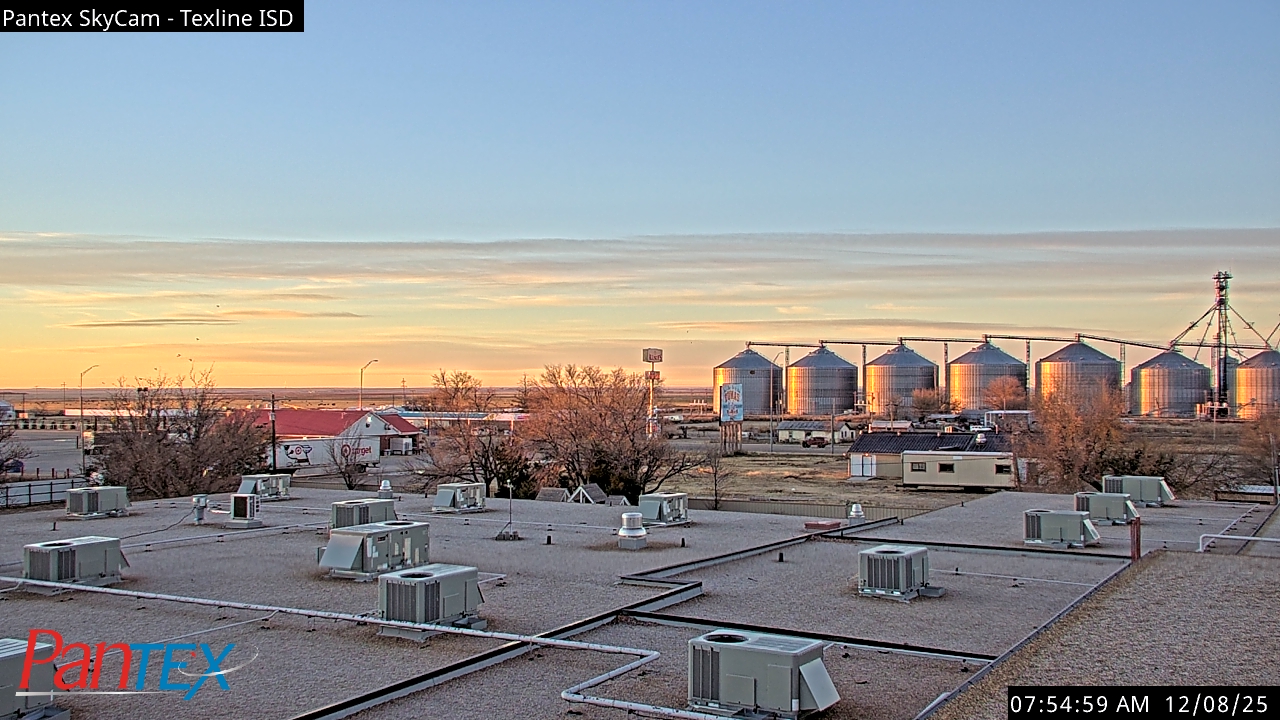 Thumbnail for current weather camera view from Texline ISD in Texline, Texas