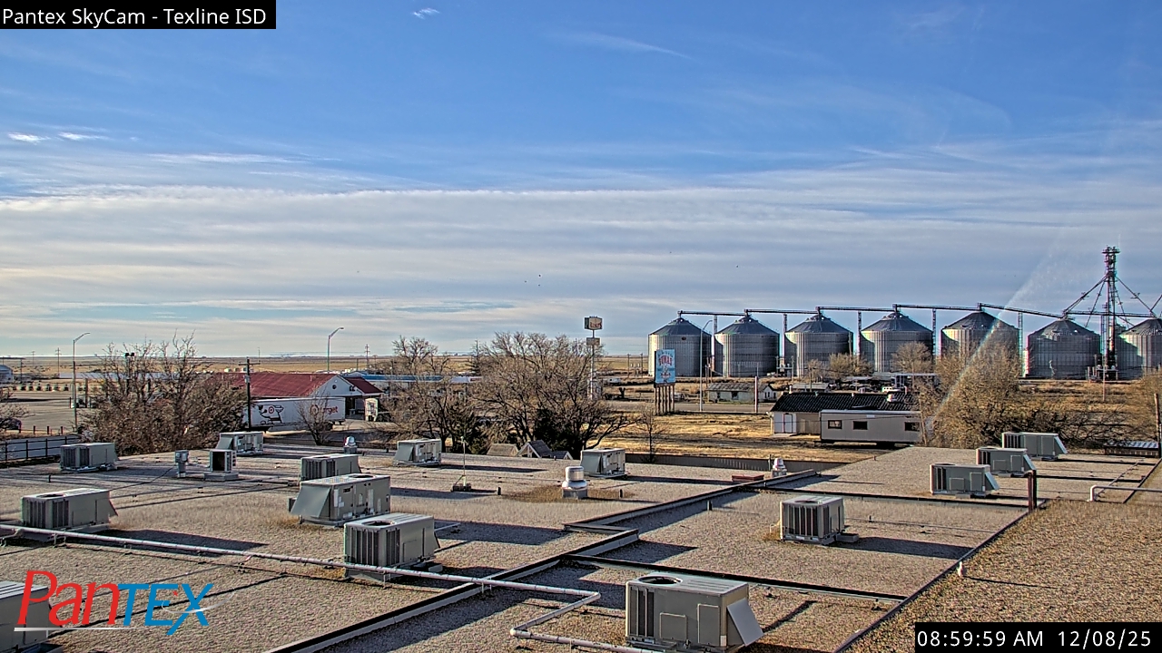 Thumbnail for current weather camera view from Texline ISD in Texline, Texas