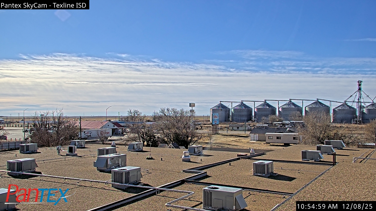 Thumbnail for current weather camera view from Texline ISD in Texline, Texas