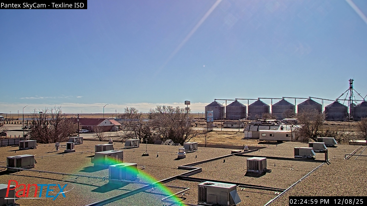 Thumbnail for current weather camera view from Texline ISD in Texline, Texas