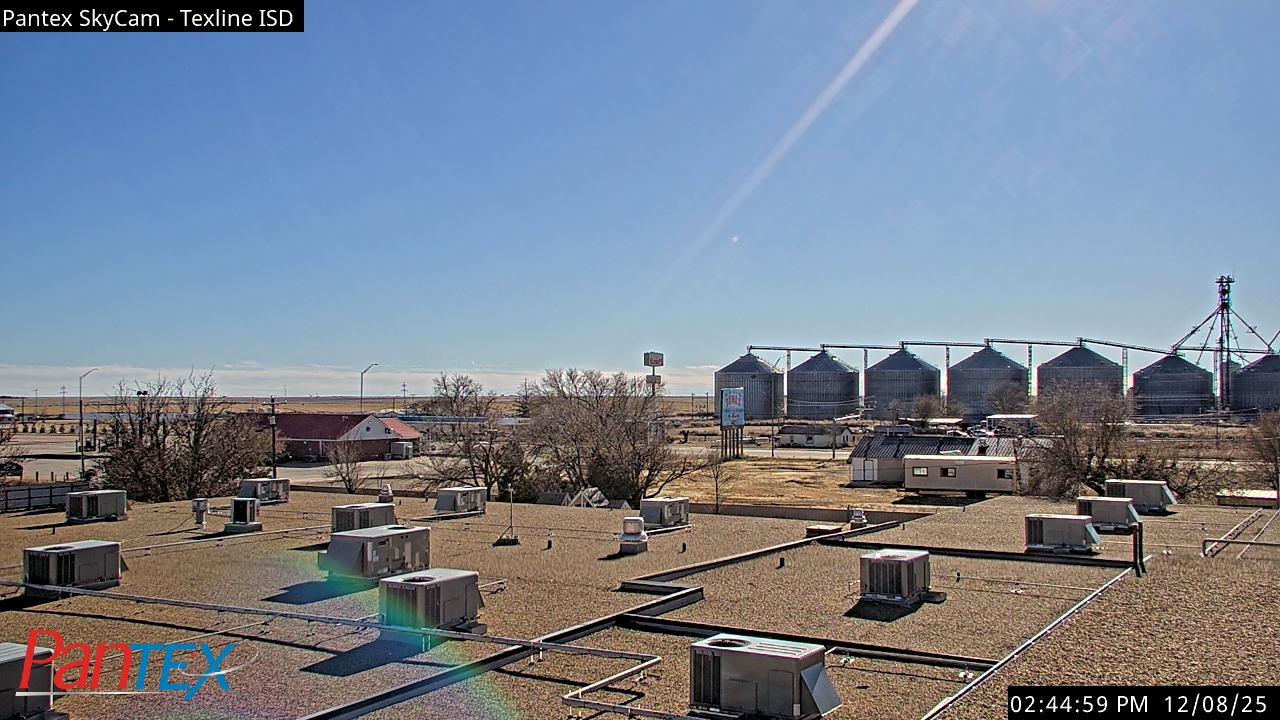 Thumbnail for current weather camera view from Texline ISD in Texline, Texas