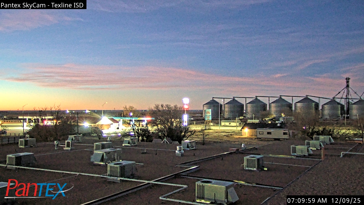 Thumbnail for current weather camera view from Texline ISD in Texline, Texas