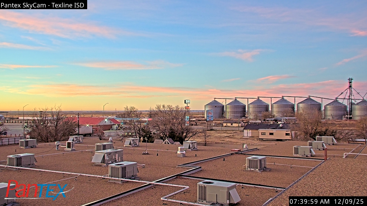 Thumbnail for current weather camera view from Texline ISD in Texline, Texas
