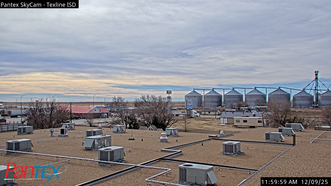 Thumbnail for current weather camera view from Texline ISD in Texline, Texas