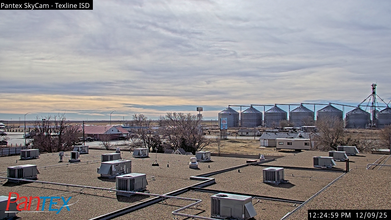 Thumbnail for current weather camera view from Texline ISD in Texline, Texas