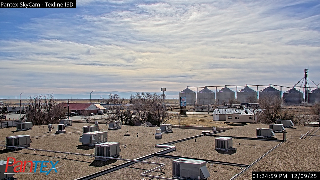 Thumbnail for current weather camera view from Texline ISD in Texline, Texas