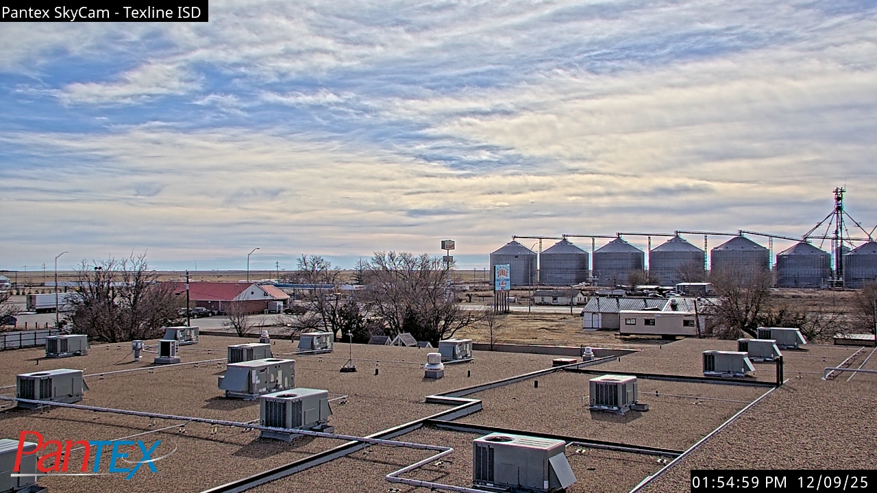 Thumbnail for current weather camera view from Texline ISD in Texline, Texas