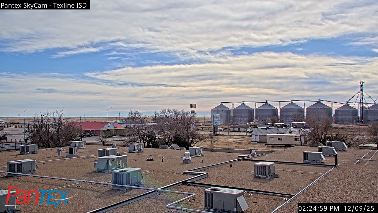 Thumbnail for current weather camera view from Texline ISD in Texline, Texas