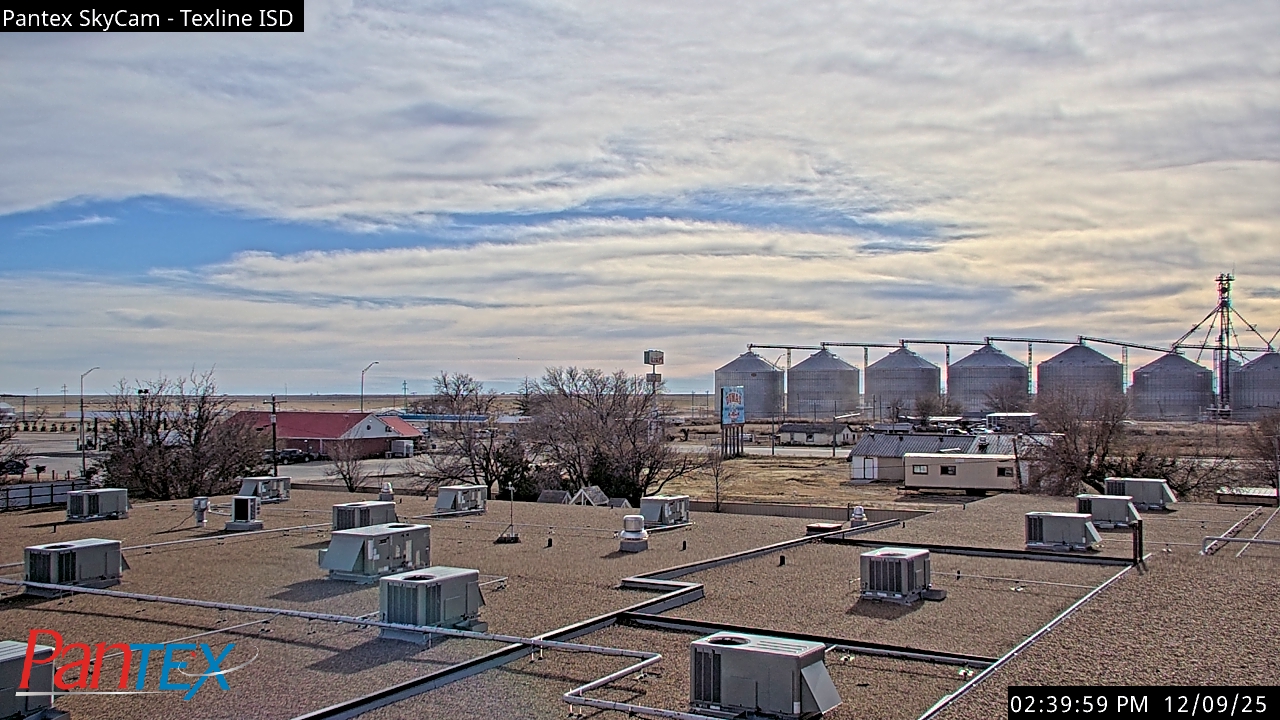 Thumbnail for current weather camera view from Texline ISD in Texline, Texas