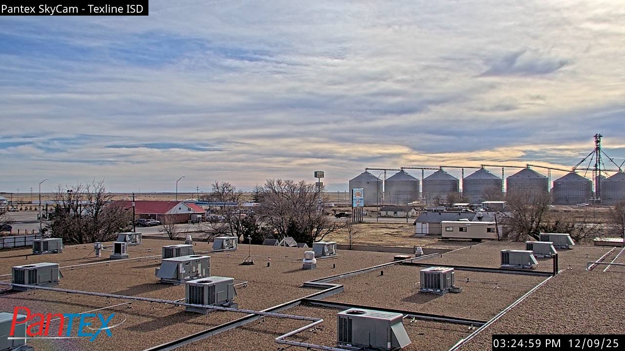 Thumbnail for current weather camera view from Texline ISD in Texline, Texas