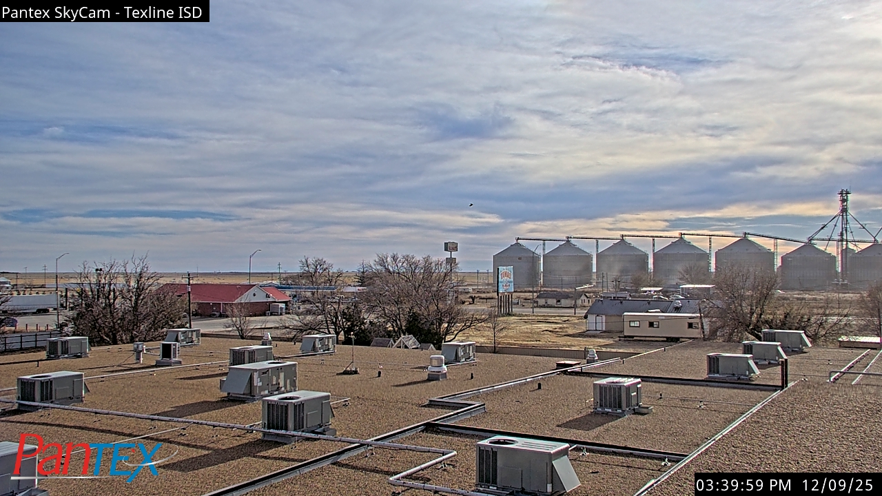 Thumbnail for current weather camera view from Texline ISD in Texline, Texas