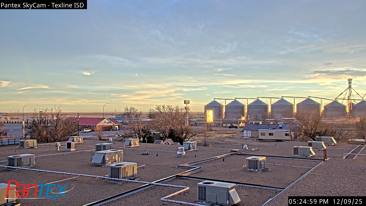Thumbnail for current weather camera view from Texline ISD in Texline, Texas
