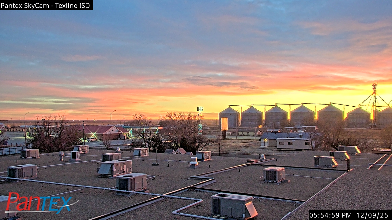 Thumbnail for current weather camera view from Texline ISD in Texline, Texas
