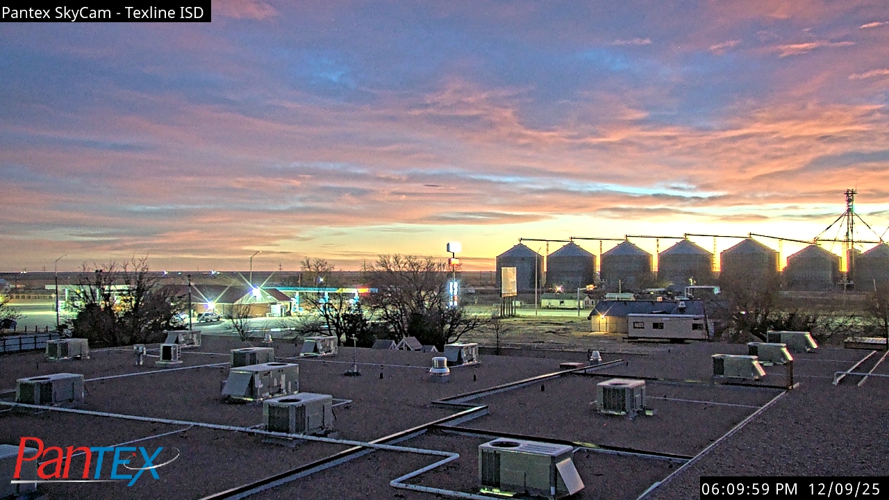 Thumbnail for current weather camera view from Texline ISD in Texline, Texas