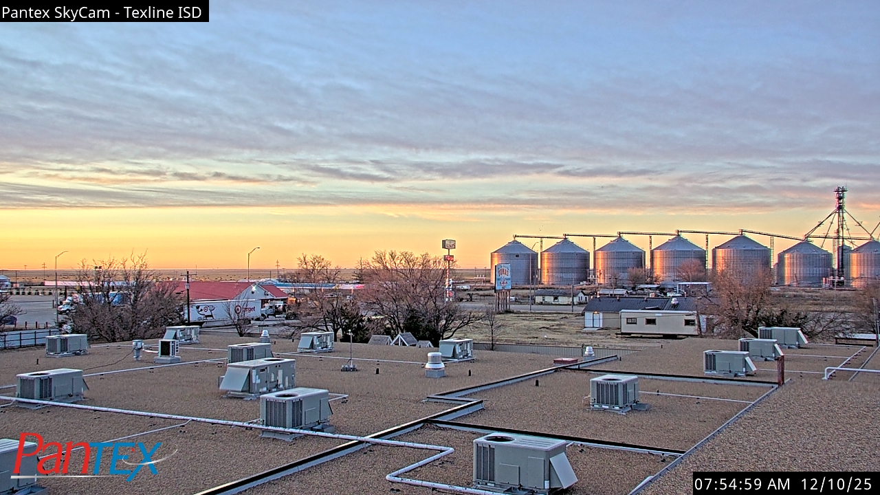 Thumbnail for current weather camera view from Texline ISD in Texline, Texas