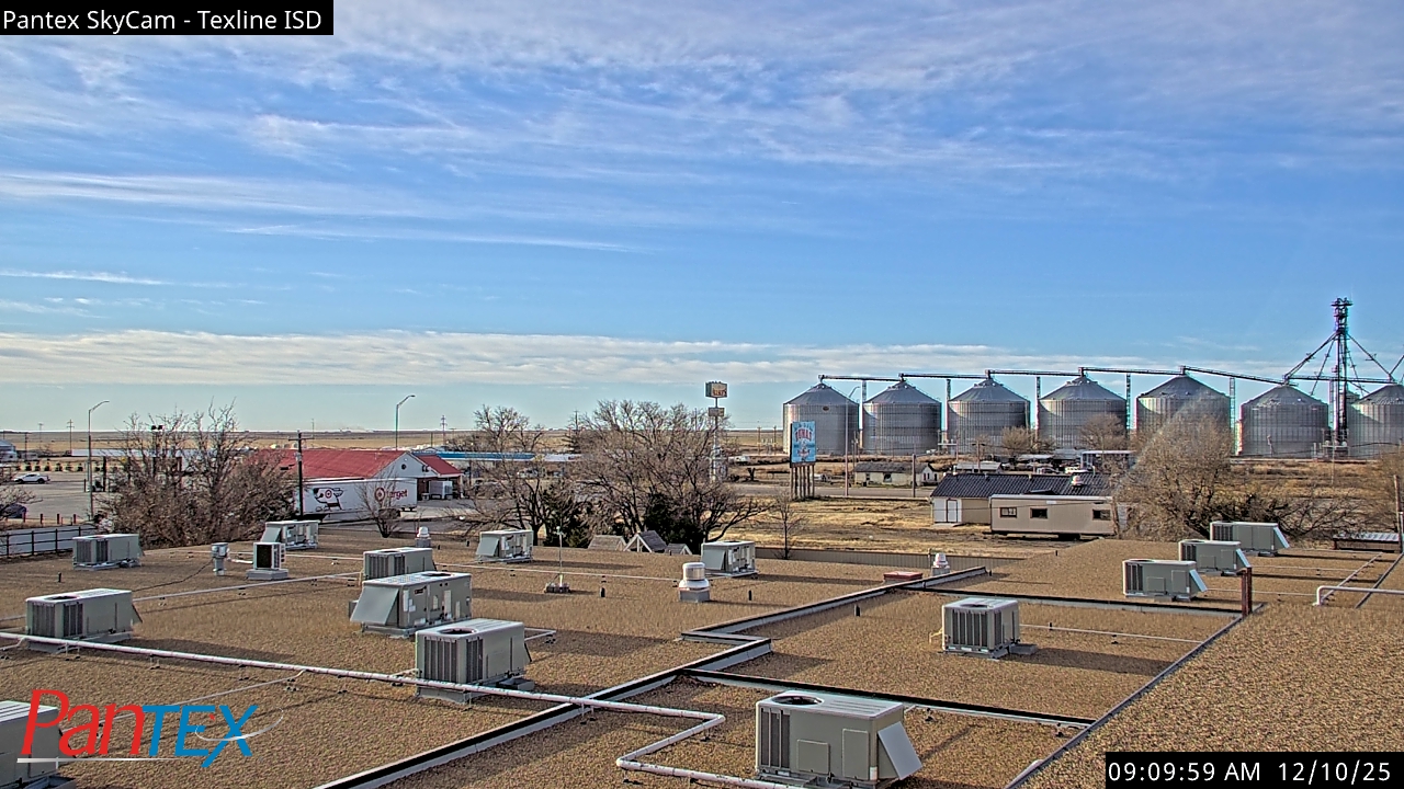 Thumbnail for current weather camera view from Texline ISD in Texline, Texas