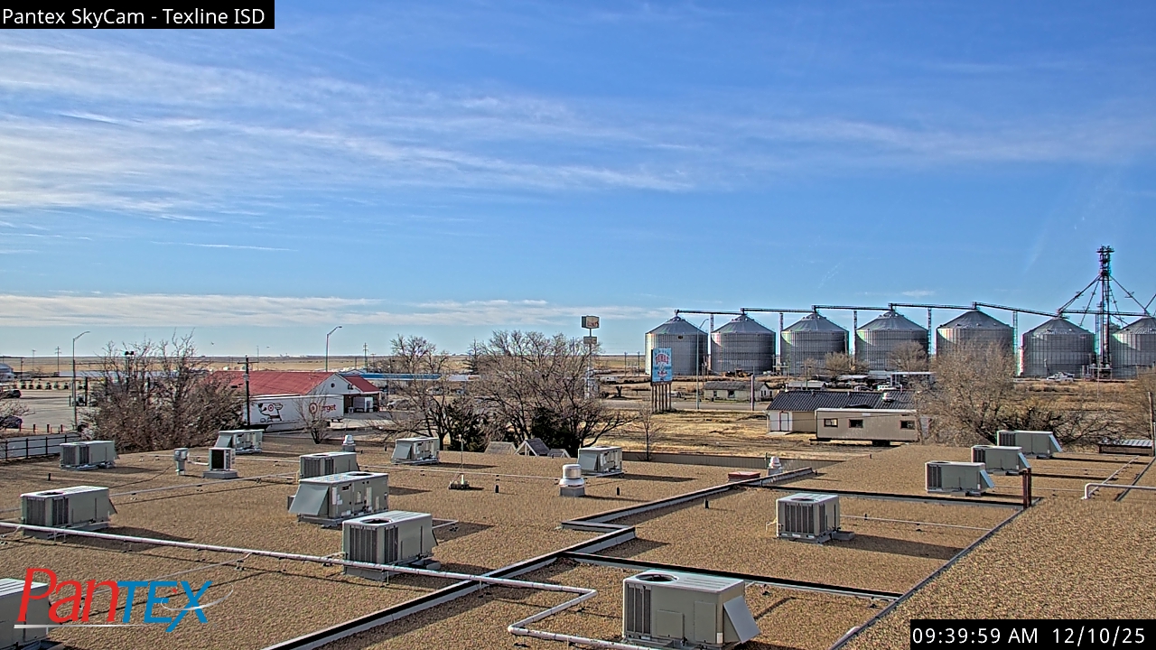 Thumbnail for current weather camera view from Texline ISD in Texline, Texas