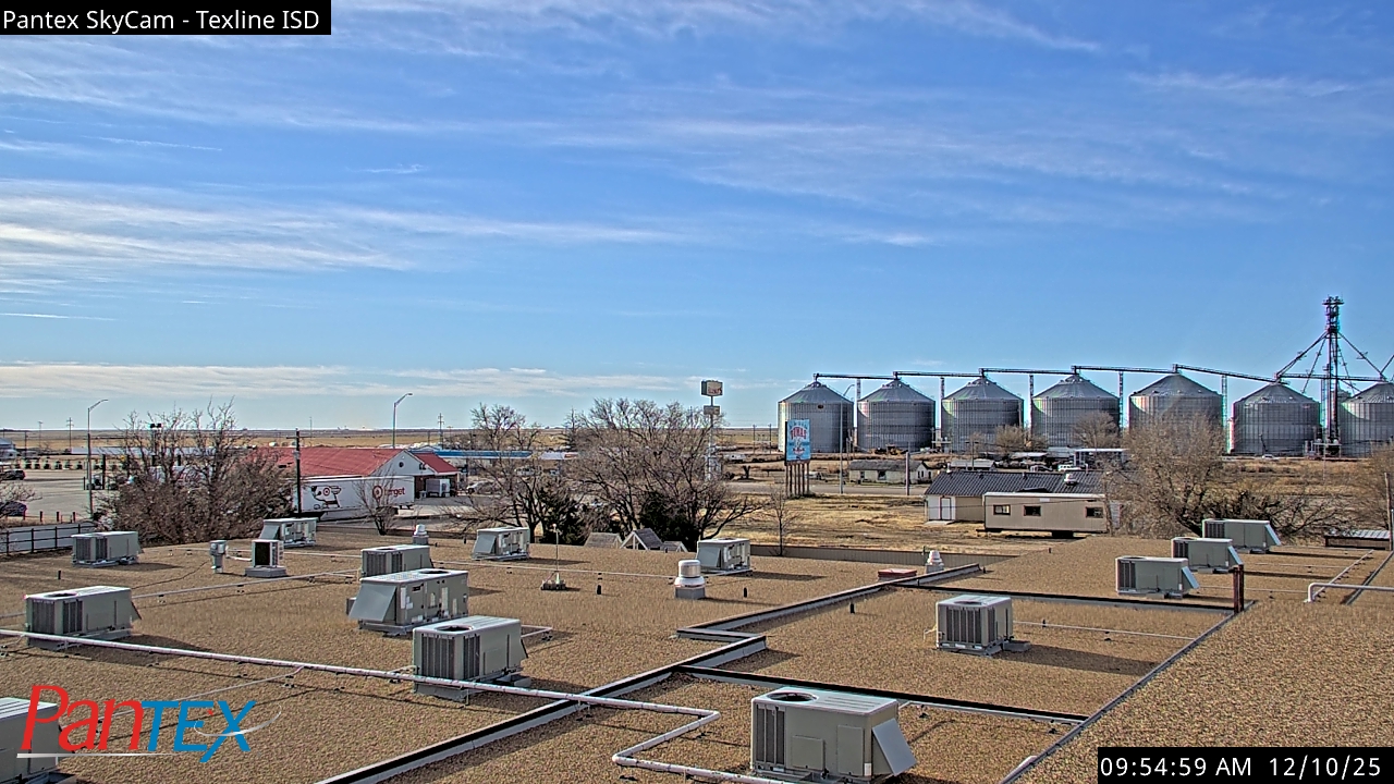 Thumbnail for current weather camera view from Texline ISD in Texline, Texas