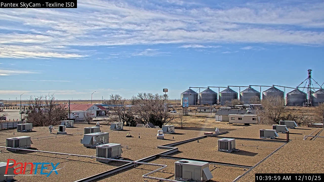 Thumbnail for current weather camera view from Texline ISD in Texline, Texas