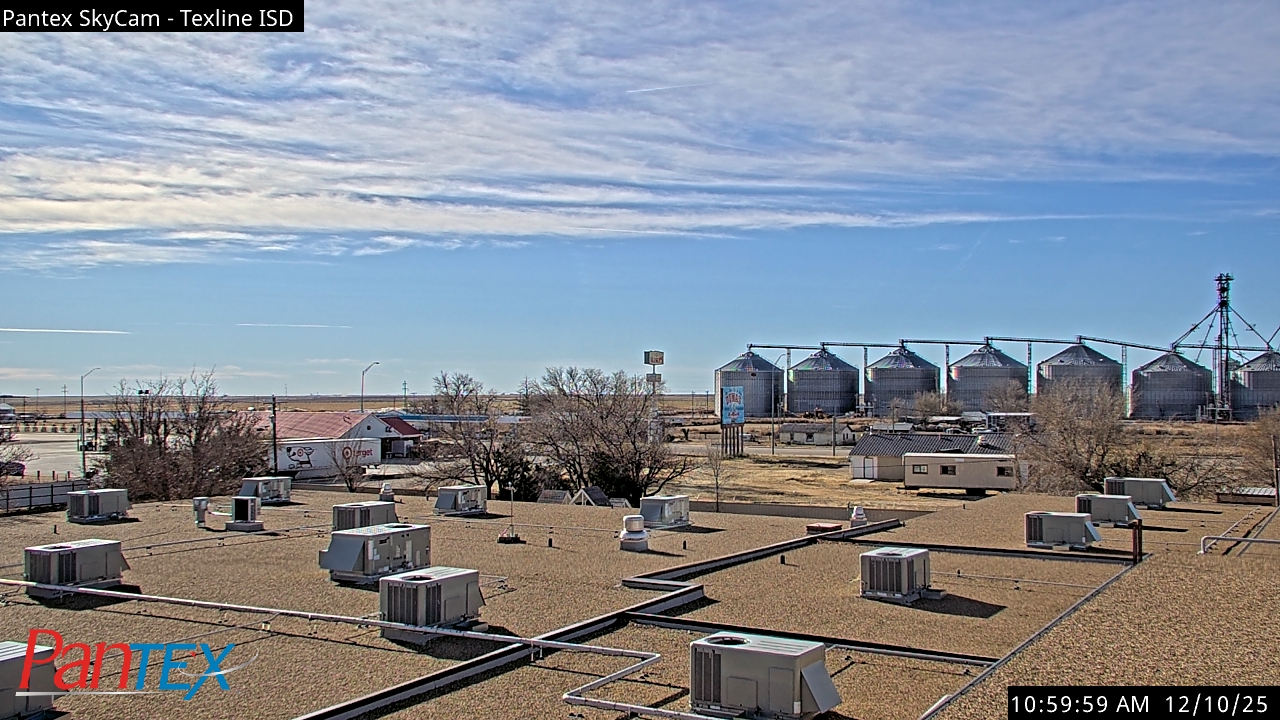 Thumbnail for current weather camera view from Texline ISD in Texline, Texas