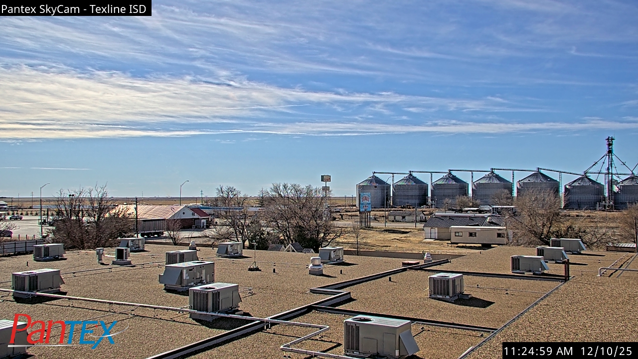 Thumbnail for current weather camera view from Texline ISD in Texline, Texas