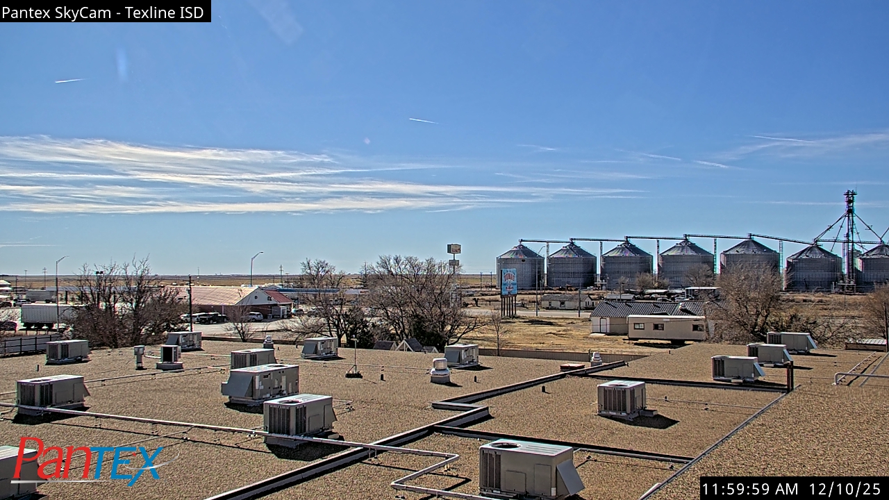 Thumbnail for current weather camera view from Texline ISD in Texline, Texas