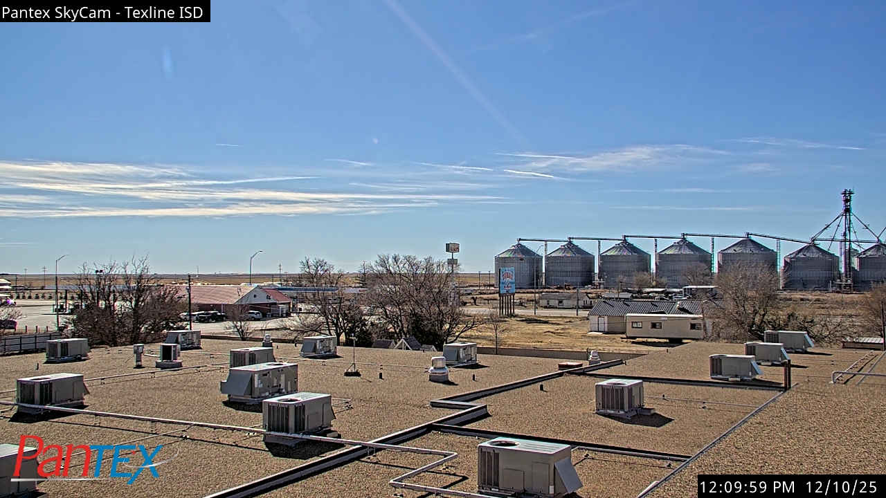 Thumbnail for current weather camera view from Texline ISD in Texline, Texas