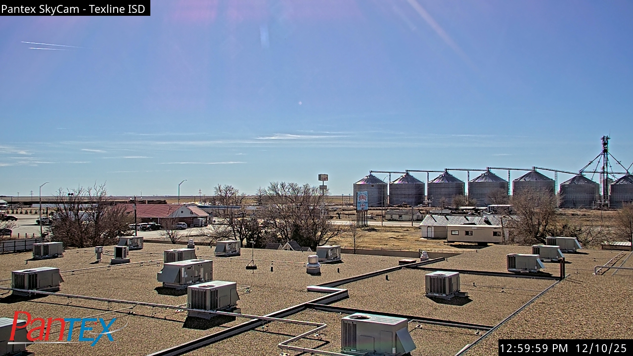Thumbnail for current weather camera view from Texline ISD in Texline, Texas