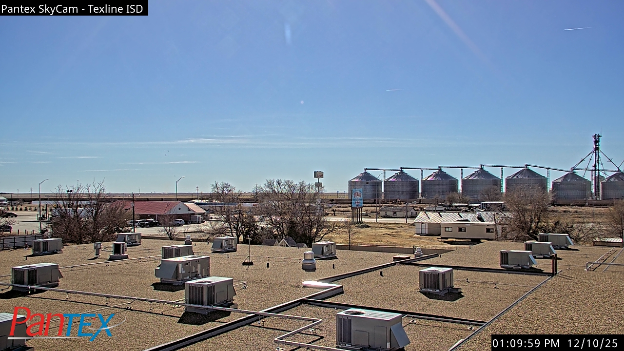 Thumbnail for current weather camera view from Texline ISD in Texline, Texas