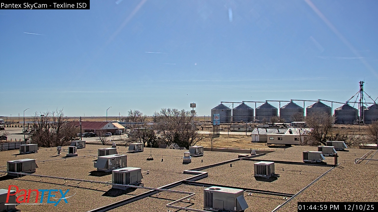 Thumbnail for current weather camera view from Texline ISD in Texline, Texas